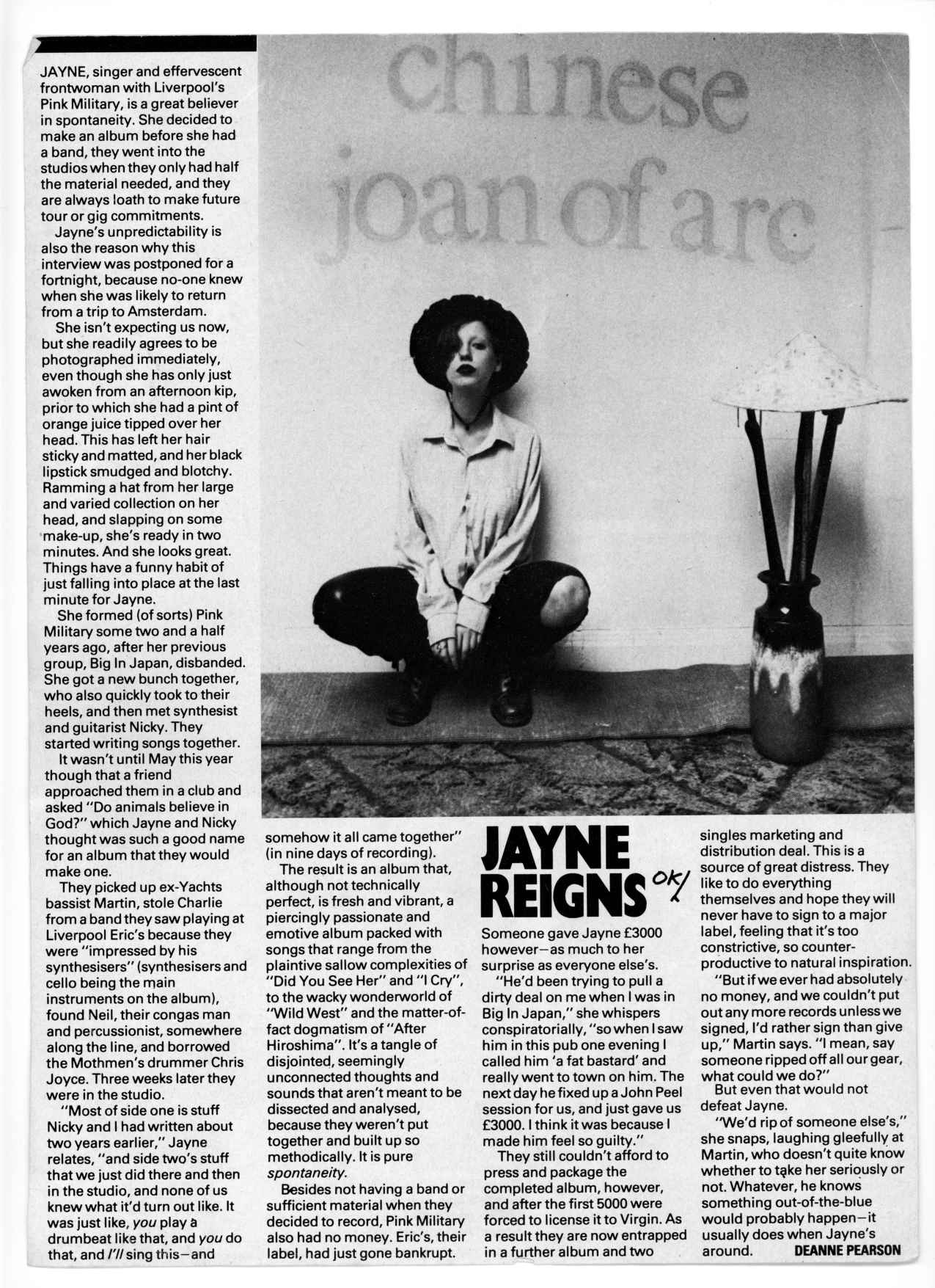 Unknown article